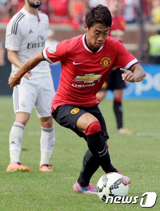 맨유 카가와 신지가 친정팀인 도르트문트 이적을 눈앞에 두고 있다. ⓒ AFP=News1