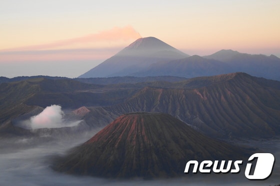 인도네시아 자바섬의 브로모 화산 ⓒ 최종일 기자=News1