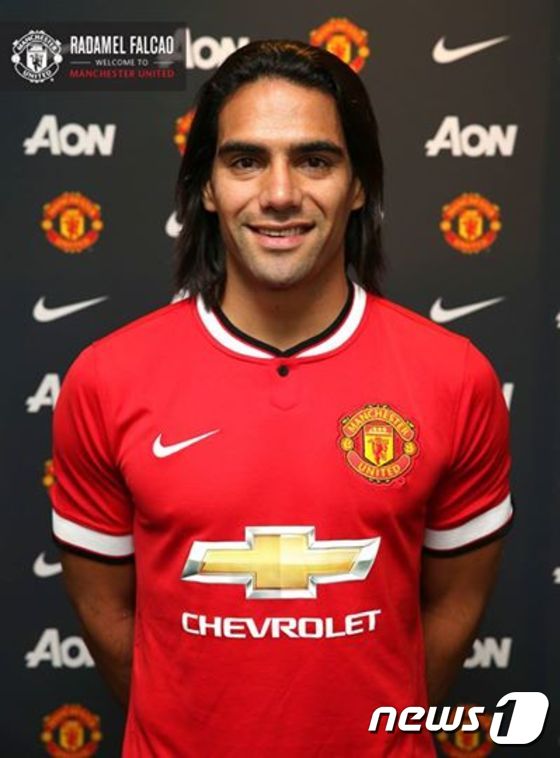 잉글랜드 프리미어리그 맨체스터 유나이티드가 라다멜 팔카오의 임대 영입을 공식 발표했다. (맨체스터 유나이티드 홈페이지) ⓒ News1