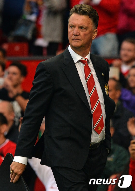 맨체스터 유나이티드(맨유)의 루이스 반 할 감독. ⓒ AFP=News1