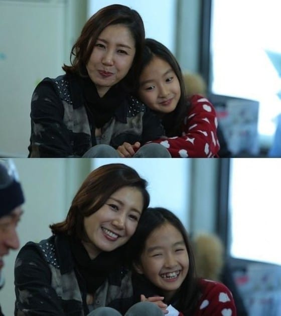 배우 유호정과 딸 이예빈 양