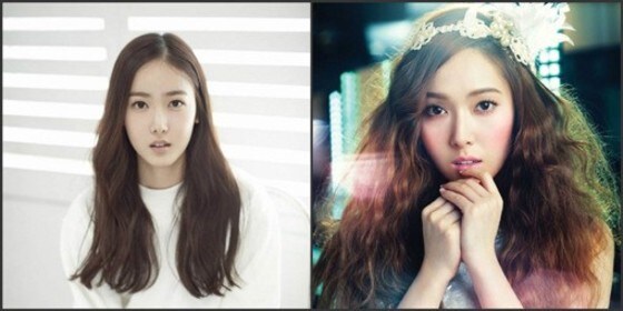 걸그룹 '여자친구'의 멤버 신비(왼쪽)와 소녀시대 전 멤버 제시카.