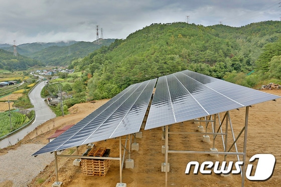 삼척시 원덕읍 태양광 발전시설. (뉴스1 DB) ⓒ News1