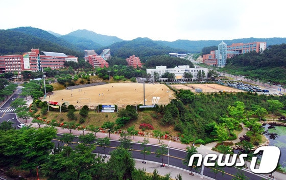 부산 신라대학교 전경사진.&#40;신라대 제공&#41;ⓒ News1