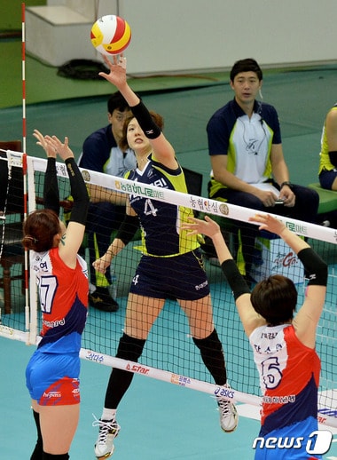 여자 프로배구 현대건설 황연주. /뉴스1 ⓒ News1 이재명 기자