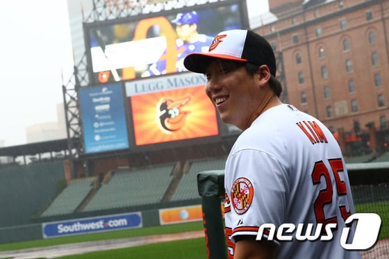 김현수가 24일(한국시간) 메이저리그 볼티모어 오리올스와 공식 계약을 맺었다.(리코스포츠 제공) ⓒ News1 권혁준 기자
