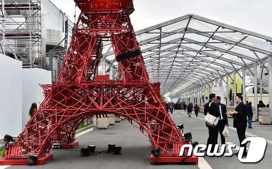 유엔기후변화협약 당사국총회(COP21)가 열린 프랑스 파리ⓒ AFP=뉴스1