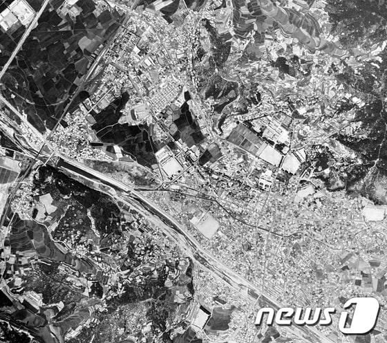 전북 정읍시 항공지도(1976년)ⓒ News1