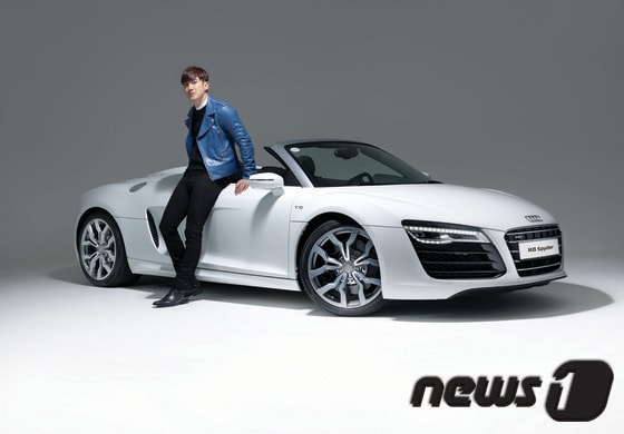 아우디코리아 홍보모델 슈퍼주니어 최시원(아우디코리아 제공)ⓒ News1