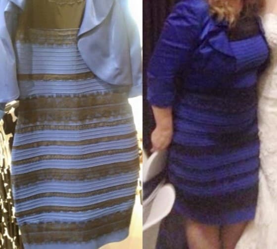 드레스 색깔 논란