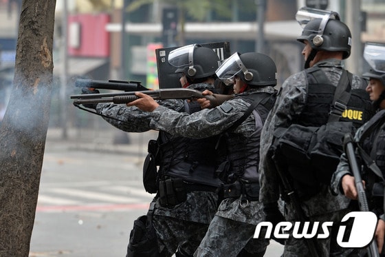 브라질 경찰 자료사진. ⓒ AFP=News1