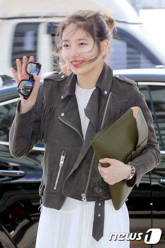 이민호와의 열애설을 공식 인정한 수지. ⓒ News1 조희연 기자