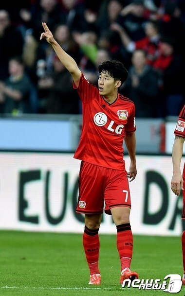 레버쿠젠 손흥민. ⓒ AFP=News1