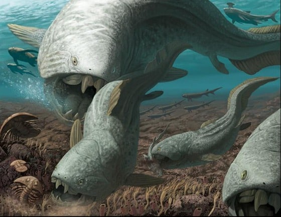 고생대 '바다의 포식자' 둔클레오스테우스가 화제다.