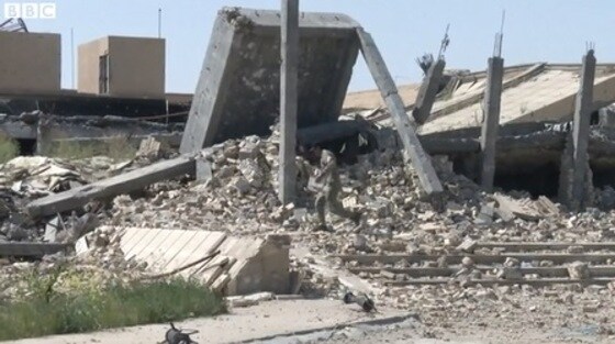 사담 후세인 전 이라크 대통령의 묘가 이라크군, 이슬람국가(IS)의 교전으로 인해 파괴된 것으로 알려졌다. (출처=BBC) ⓒ 뉴스1