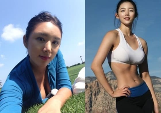 트레이너 정아름(왼쪽)이 과거 모델 유승옥에 대해 언급한 글이 화제다.