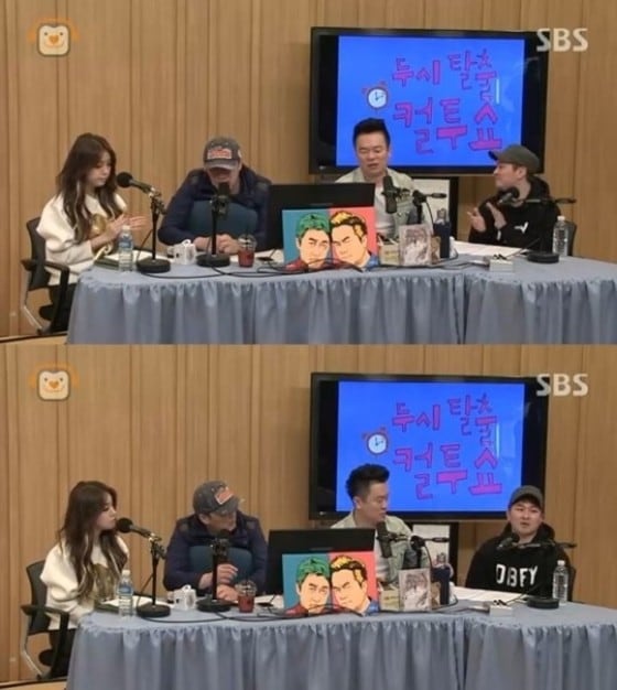 SBS 파워FM &acute;두시탈출 컬투쇼&acute; 방송 장면