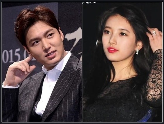 배우 이민호(왼쪽)와 그룹 미쓰에이 수지의 열애 비화가 화제다.