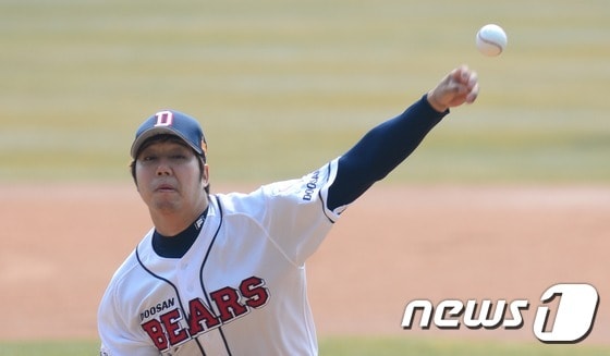 두산 베어스 장원준. ⓒ News1 양동욱 기자