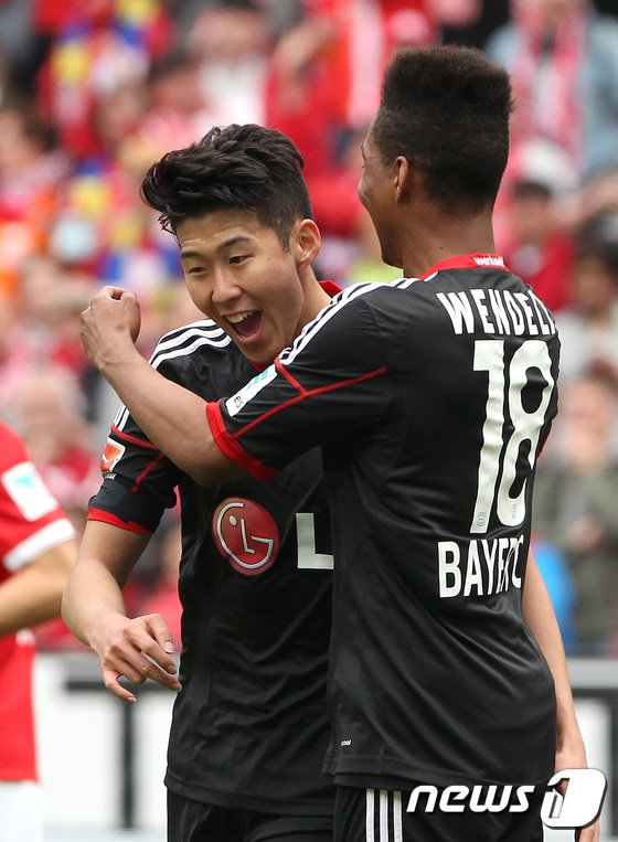 레버쿠젠 손흥민. ⓒ AFP=News1