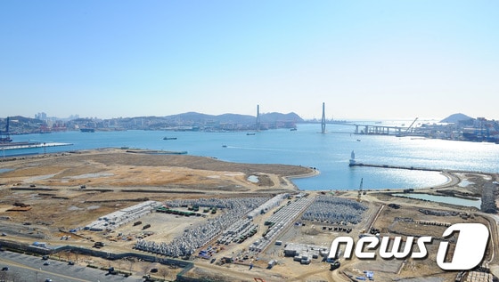 부산 북항 재개발 단지 전경 ⓒ News1 DB