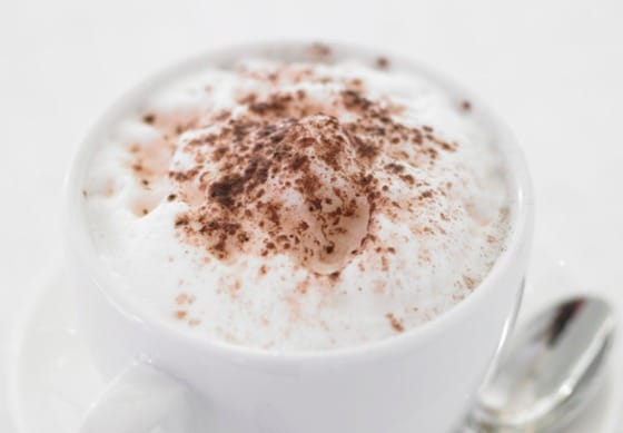 카푸치노(Capuccino)는 우유를 섞은 커피에 계핏가루를 뿌린 이탈리아식 커피를 말한다.