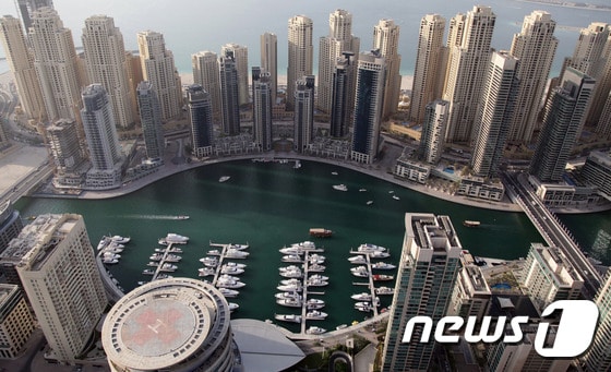 지난 2012년 두바이 항만 조감 사진ⓒ AFP=News1