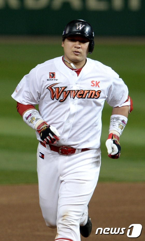 Sk 와이번스 정상호. ⓒ News1 안은나 기자