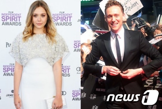 열애설이 불거진 엘리자베스 올슨(왼쪽)과 톰 히들스턴. ⓒ News1