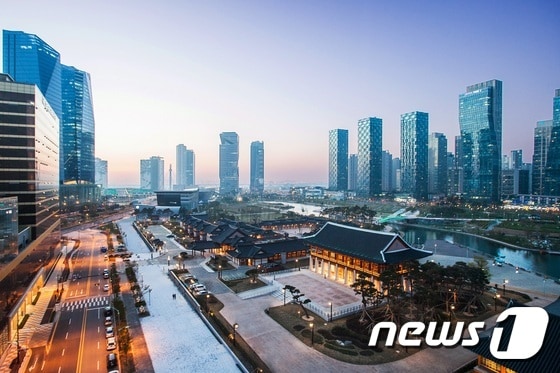 인천 송도국제도시 전경. ⓒ News1 강남주 기자