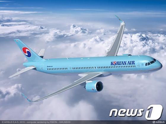 대한항공이 새롭게 도입하는 A321 네오(대한항공 제공)ⓒ News1