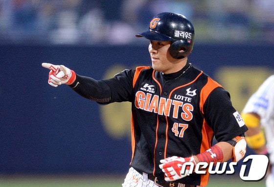 롯데 자이언츠 강민호(30). ⓒ News1 이동원 기자