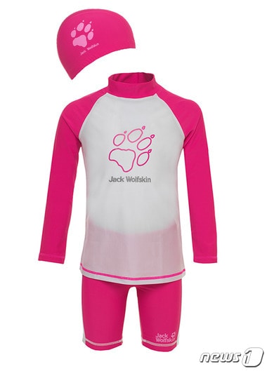 잭울프스킨의 ´패밀리 포 래쉬가드´ 아동용 제품 ⓒ News1