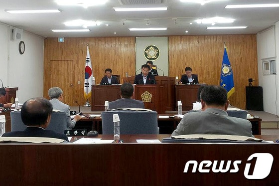 지난 양양군의회 임시회 모습(뉴스1 DB)/뉴스1 ⓒ News1 엄용주 기자