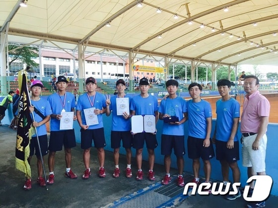 대전대학교 정구부가 '대통령기 전국정구대회’대회 2연패를 달성했다. ⓒ News1