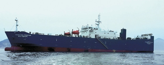 3세대 코일·후판 겸용 로로선 '광양 프론티어호'. (사진 광양선박) ⓒ News1