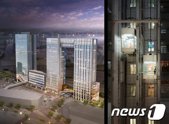 용산호텔 전경.ⓒ News1