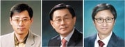 왼쪽부터 김유단 기계항공공학부 교수, 이현수 건축학과 교수, 설승기 전기정보공학부 교수. (서울대 제공.) ⓒ News1