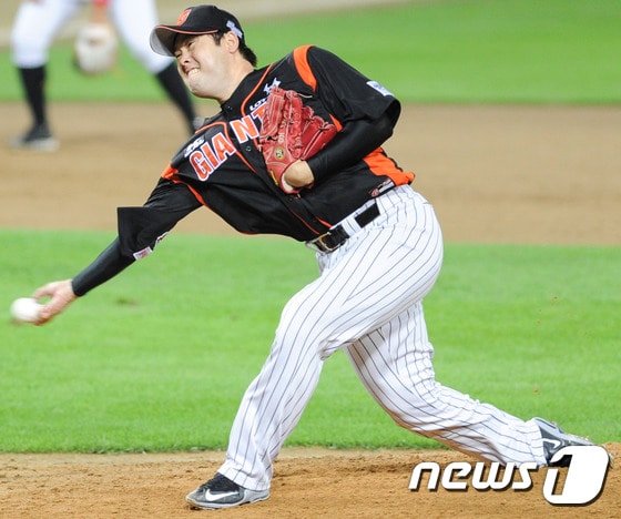 잠수함투수 정대현이 선수로서 은퇴를 선언했다. ./뉴스1 ⓒ News1 황희규 기자