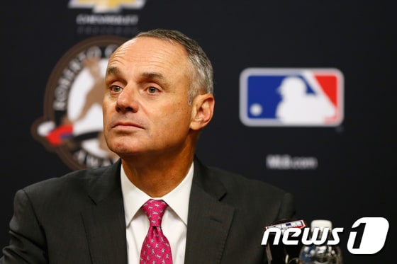 롭 만프레드 메이저리그 커미셔너. ⓒ AFP=News1