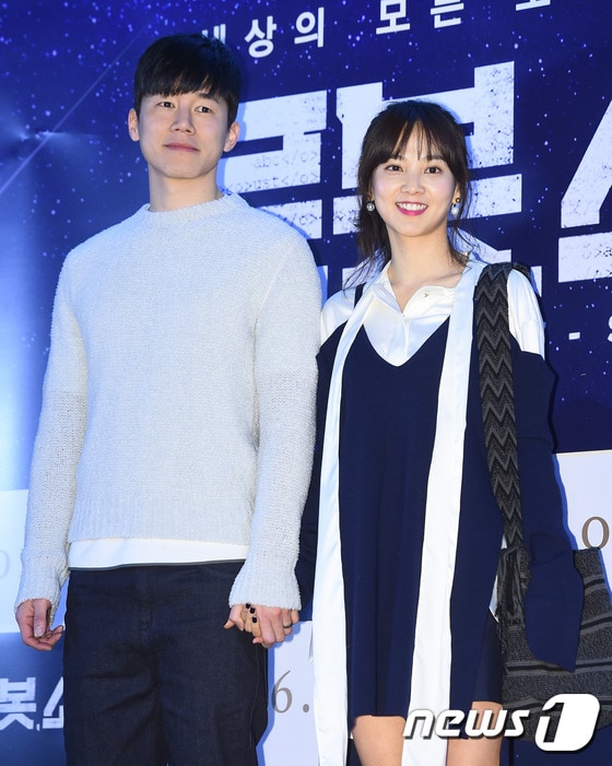 배우 김무열, 윤승아(오른쪽) ⓒ News1 DB