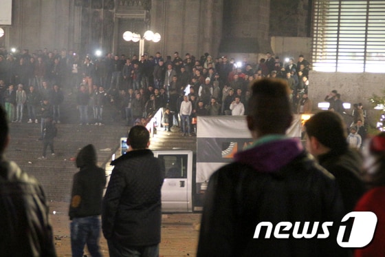지난해 12월31일 폭행, 절도 등 대규모 사건이 벌어진 독일 쾰른. ⓒ AFP=뉴스1