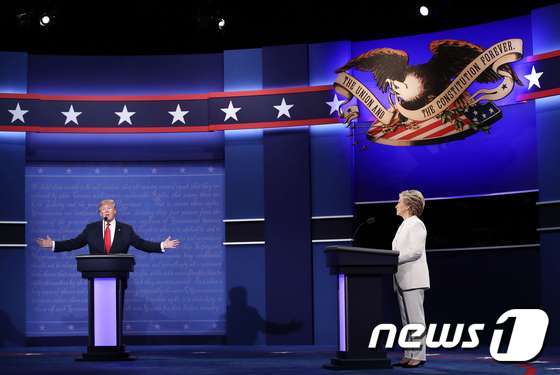 미국 3차 대선 TV토론ⓒ AFP=뉴스1