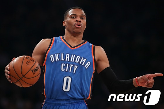 오클라호마시티 썬더 러셀 웨스트브룩.ⓒ AFP=News1