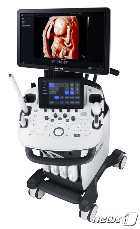 삼성메디슨의 초음파 진단기기 신제품 'HS60'. (삼성전자 제공)ⓒ News1