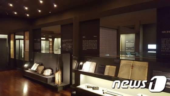 '영건(營建), 조선 궁궐을 짓다' 특별전 전경 ⓒ News1