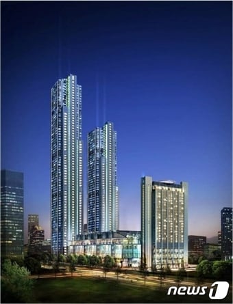 파크원 조감도/자료제공=포스코 건설ⓒ News1