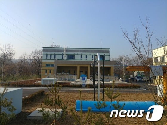 최근 사업이 완료된 완주군 구이 공공하수처리장.(완주군제공)2016.12.23/뉴스1ⓒ News1