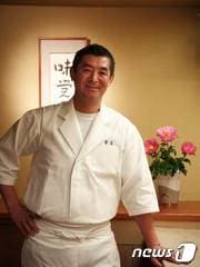 '스시 아오키(鮨 青木)' 오너 주방장 아오키 도시카츠 (青木 利勝)ⓒ News1
