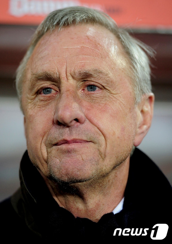 네덜란드의 축구 영웅 크루이프가 24일 별세했다. ⓒ AFP=News1